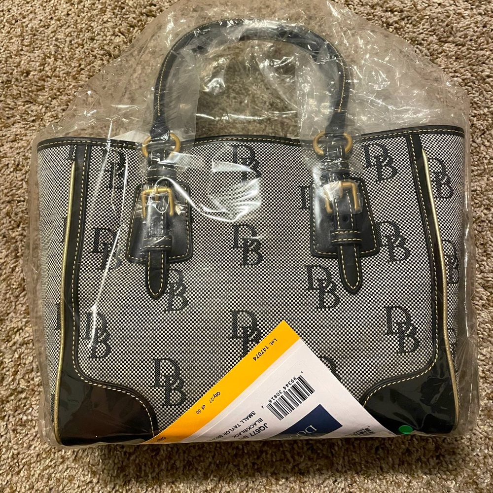 Dooney & Bourke Black and Gray Shoulder Bag NEW